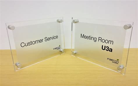 Perspex Office Door Signs - BuySigns