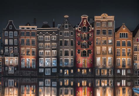 The Dancing Houses, Amsterdam, Netherlands