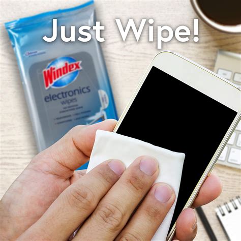 Windex Electronics Screen Wipes for Computers, Phones, Televisions and ...