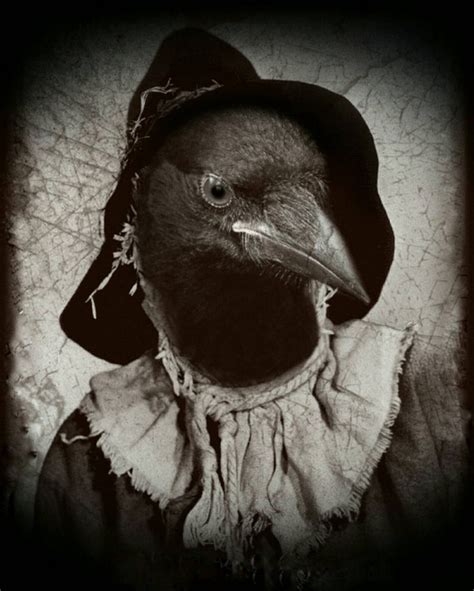 Creepy Art Gothic Art Surreal Art Crow Print Dark Art