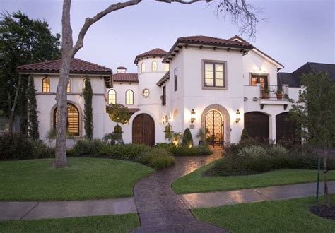 Traditional Spanish Villa - Mediterranean - Exterior - Houston - by ...