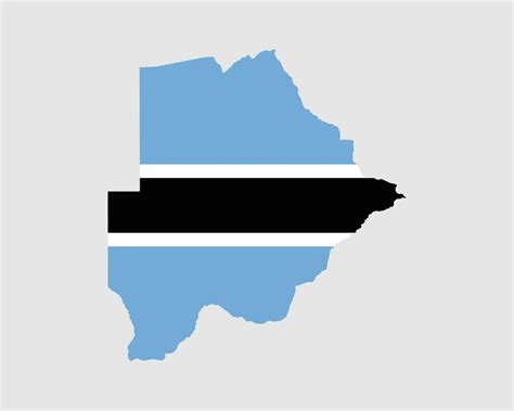 Botswana Map Flag. Map of Botswana with the Batswana country flag. Vector Illustration. 26422793 ...