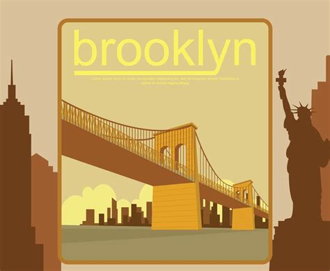 Free Brooklyn Bridge In Orange Illustration Vector Art & Graphics | freevector.com