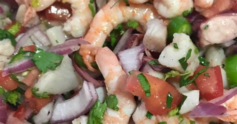 Ceviche de camarón Receta de linda- Cookpad