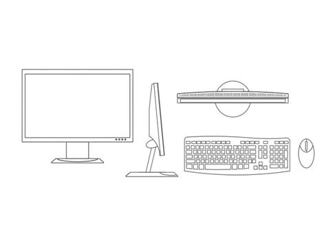 Detail Elevation of computer 2d view CAD electrical block autocad file | Autocad, Electrical cad ...