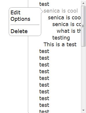 CSS overflow-y:visible, overflow-x:scroll – iTecNote