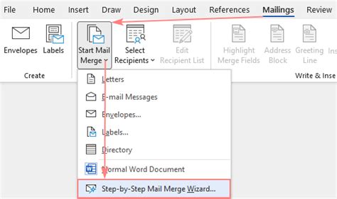 How to mail merge and print labels from Excel to Word