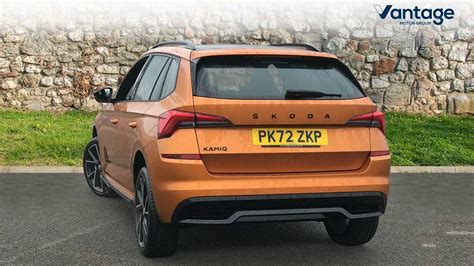 Find A Used Orange ŠKODA Kamiq 1.5 TSI (150ps) Monte Carlo Auto/DSG SUV in Milton Keynes : ŠKODA UK