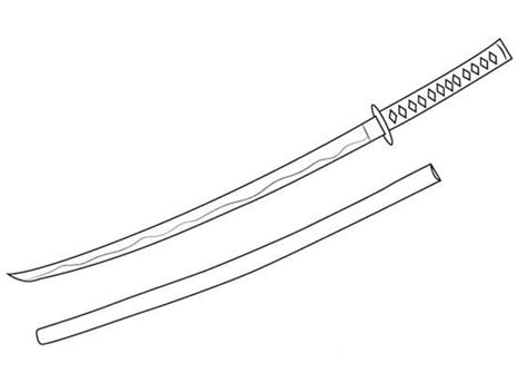 Katana Image coloring page - Download, Print or Color Online for Free