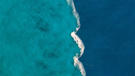 Aerial view of ocean HD wallpaper | Wallpaper Flare