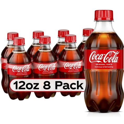 Coca-Cola Soda Soft Drink, 12 fl oz, 8 Pack - Walmart.com - Walmart.com