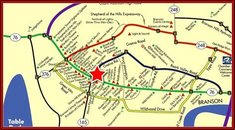 Map Of Branson Hotels - Map : Resume Examples #jl10AmAK2b