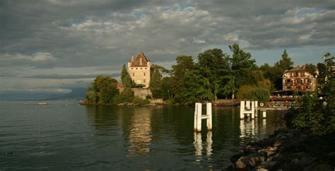 Yvoire castle in the medieval city of Yvoire near Lake Geneva