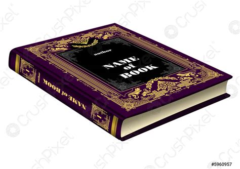 Old book cover design elements - stock vector 5960957 | Crushpixel