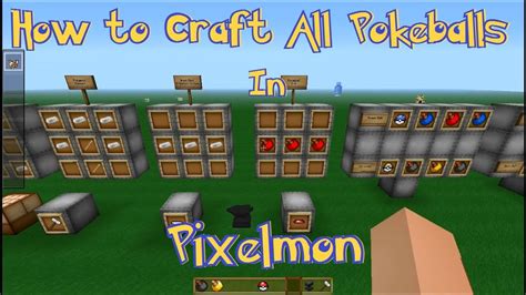 Pokeball pixelmon recipes