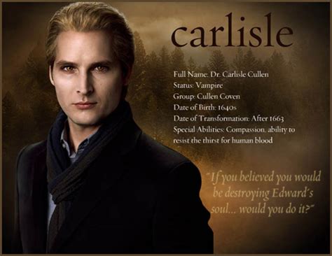 Carlisle Cullen Movie Quotes. QuotesGram