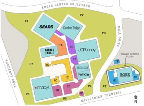 Chesterfield Towne Center Map - Large World Map