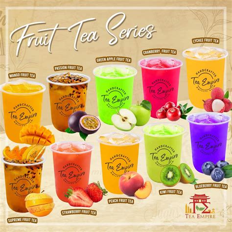 Fruity flavors in freshly... - Tea Empire Santiago City