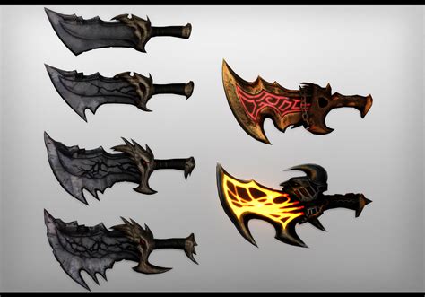 God Of War Kratos Weapons