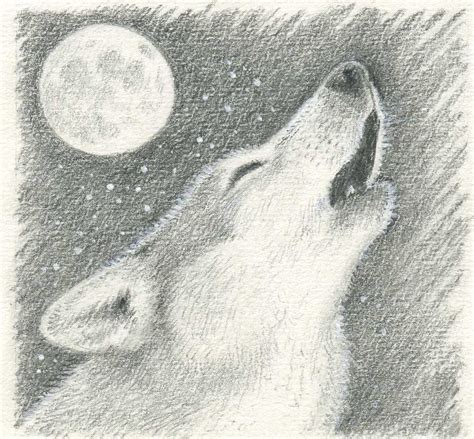 Wolf Howling Moon Drawing - Wolf Howling At Moon Drawing At Getdrawings | Bodemawasuma