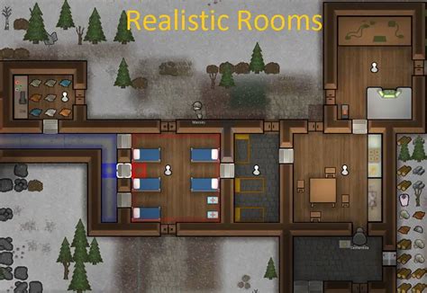 Realistic Rooms Mod ⋆ RimWorld Base