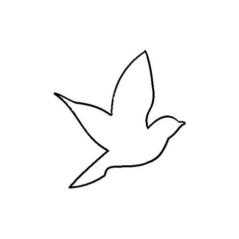 Bird Outline Tattoo - ClipArt Best