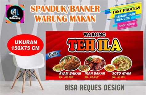 Spanduk, Banner Warung Makan | Lazada Indonesia