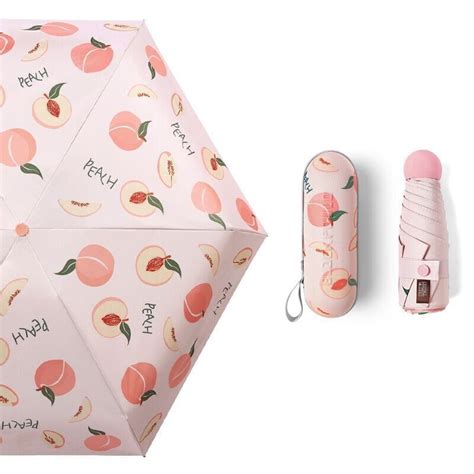 Mini Capsule Cute Fruit Pattern Umbrella For Women — MAGIC REVERSIBLE UMBRELLA