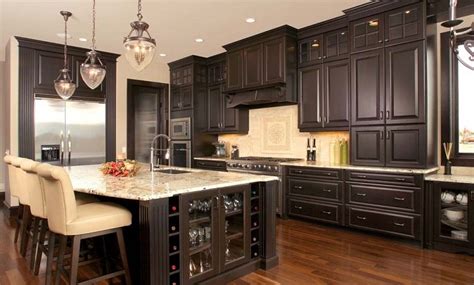 Espresso kitchen cabinets – trendy color for your kitchen furniture