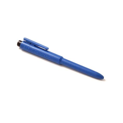 Pens - Metal Detectable Pen With Clip Retractable Blue Body Blue Ink Pack of 10 - Jaybel Office ...