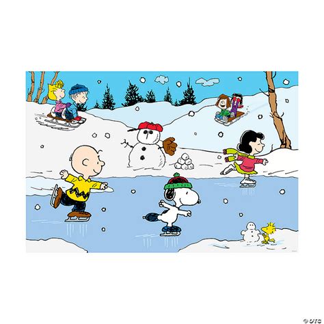 Peanuts ® Winter Backdrop Banner - 3 Pc.