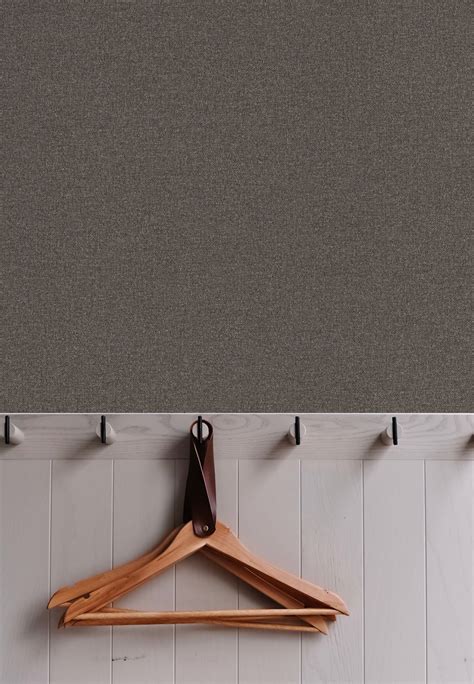 Classic woollen design inspired by tweed with a tactile emboss. Wallcovering for commercial ...