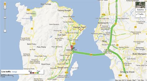 Live Traffic on Google Maps Now Available in Ipoh, Melaka and Penang