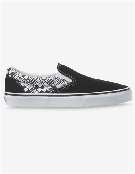 VANS Off The Wall Classic Slip-Ons - BLKWH - VN0A33TB3WI