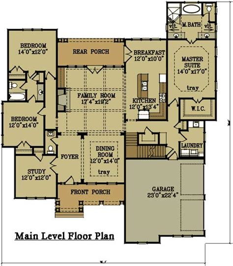 2 Story 4 bedroom brick house plan by Max Fulbright Designs