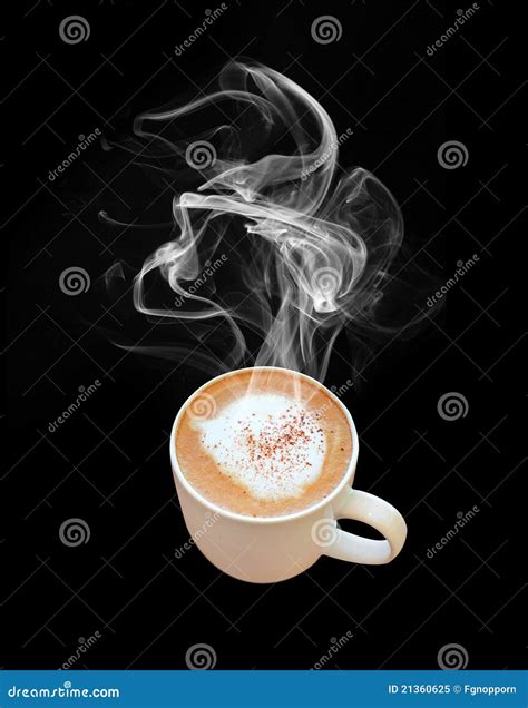 Coffee cup with steam stock image. Image of stimulant - 21360625