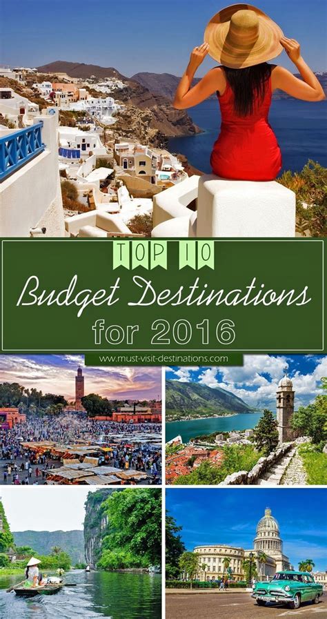 TOP 10 Budget Destinations for 2016 - Must Visit Destinations | Budget destinations, Budget ...