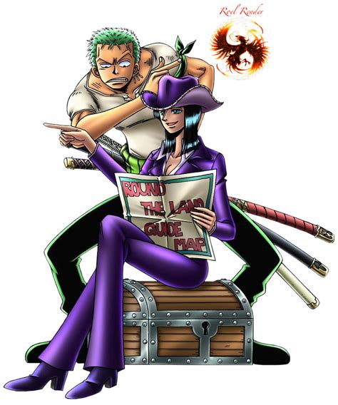 Robin and Zoro Render 1 by RoronoaRoel on DeviantArt