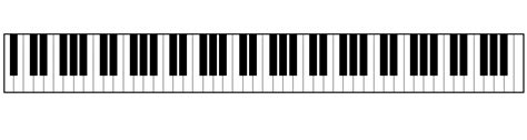 Piano Keyboard Template - ClipArt Best