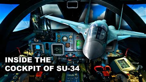 SU-34! Russia's Supersonic Tactical Bomber (Сухой Су-34) Flying Commands Explained Inside ...