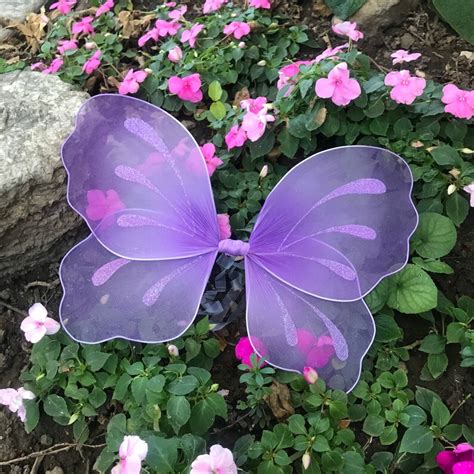 Purple Fairy Wings Halloween Costume Faerie Princess Butterfly | Etsy