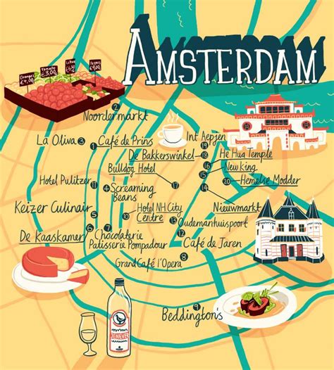 Maps of Amsterdam - Patrick O'Leary Illustration | [ illustration ...