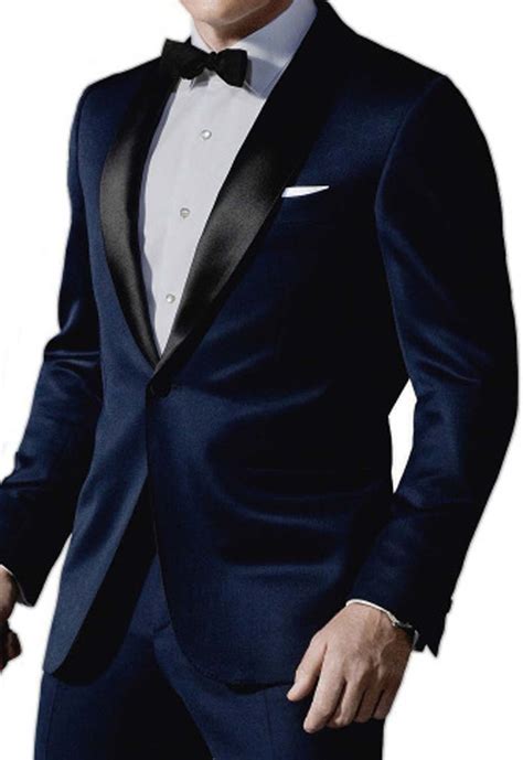 Skyfall James Bond Tuxedo in Midnight Blue