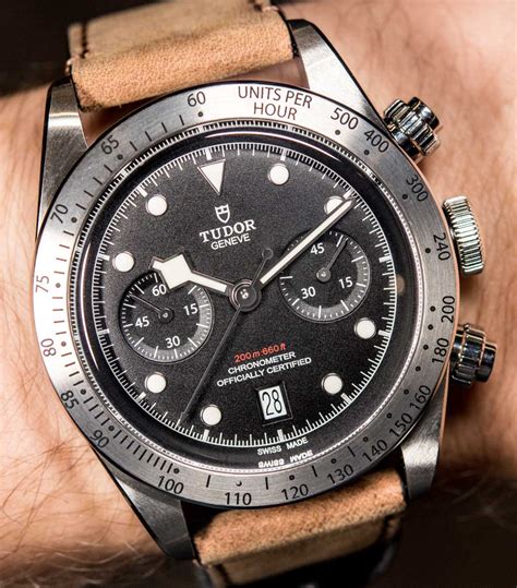 Tudor Heritage Black Bay Chronograph Watch Hands-On | aBlogtoWatch