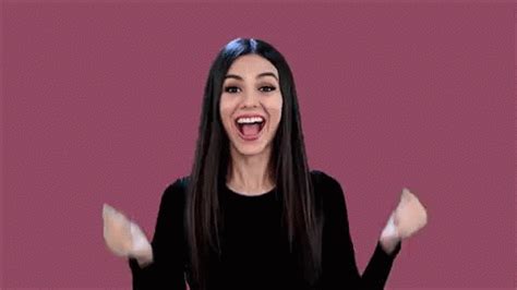 Victoria Justice Excited GIF - Victoria Justice Excited Jumping - Discover & Share GIFs