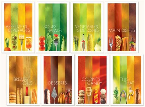 Full-Color Stock Divider 833 | Recipe book covers, Cookbook cover design, Recipe book