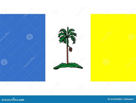 Flag of Penang Malaysia stock illustration. Illustration of country ...