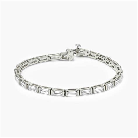 Baguette Tennis Bracelet | Sustainably created diamonds | VRAI