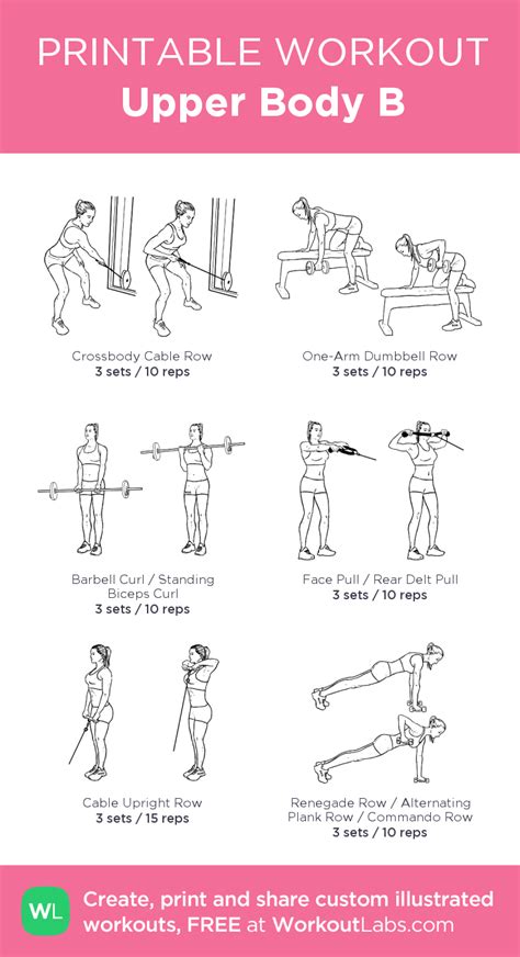 Upper Body B: my visual workout created at WorkoutLabs.com • Click through to customize and ...