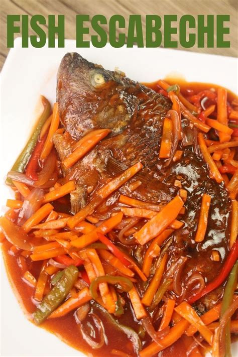 Fish Escabeche Recipe ( Simple And Easy Steps ) | Escabeche recipe, Pork and beef recipe, Fish ...